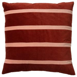 Coussin Rose 45x45 cm Rayé