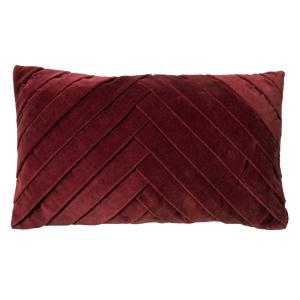 Coussin Rouge 30x50 cm Couleur unie