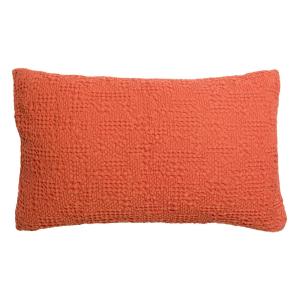 Coussin stonewashed  en coton marmelade 40 x 65 cm