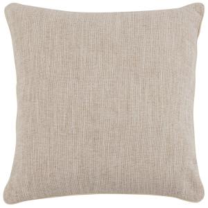 Coussin tissé beige 50x50