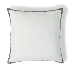 Coussin toile de coton blanc 50x50