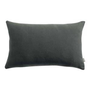 Coussin uni  en coton tonnerre 30 x 50 cm
