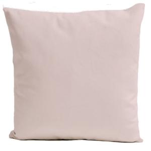 Coussin uni velours rose clair  40x40cm