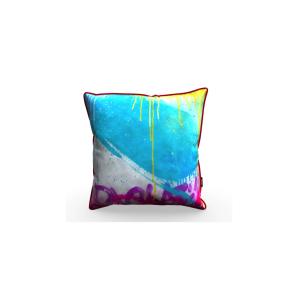 Coussin Velours Imprimé Flashback