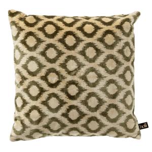 Coussin Vert 45x45 cm Impression Géométrique