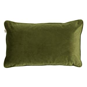 Coussin - vert en velours 30x50 cm uni