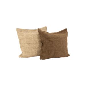 Coussins en coton et flex lot de 2