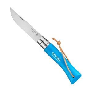 Couteau Opinel Baroudeur Colorama - N7 bleu cyan