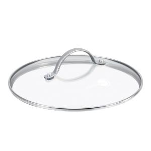 Couvercle 26 cm en verre transparent / cristal