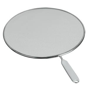 Couvercle anti - projection 33cm argent en inox