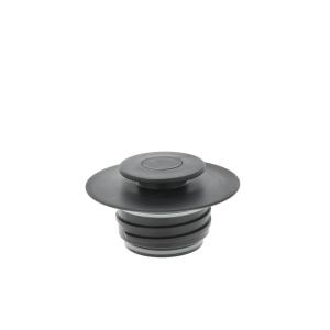 Couvercle en polypropylène noir 6 x 11 cm