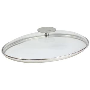 Couvercle ovale en verre