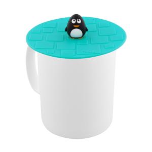 Couvercle silicone pour mug  Pingouin 2 silicone 10 x 0 x 3…