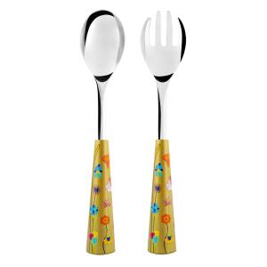 Couverts à servir  Jardin Fleuri Gold alliage de zinc 27 x…