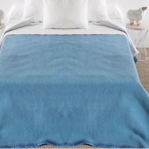 Couverture coton azur 180x220 cm