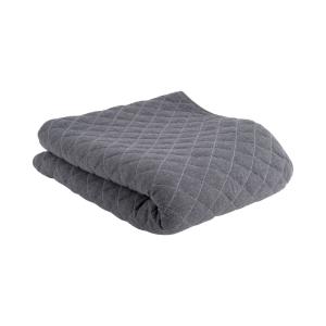 Couverture coton gris 170x130cm