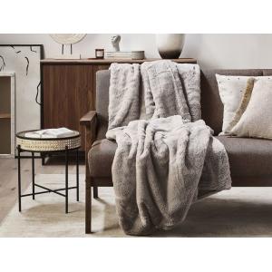 Couverture en tissu gris 200x150cm