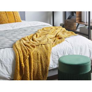Couverture en tissu jaune 200x150cm