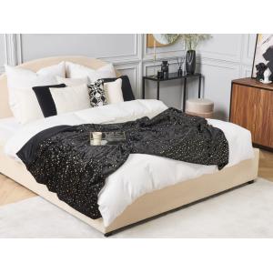 Couverture en tissu noir 180x130cm