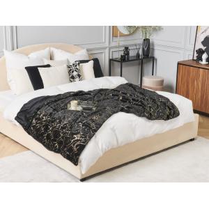 Couverture en tissu noir 200x150cm