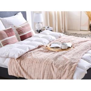 Couverture en tissu rose 220x180cm