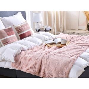 Couverture en tissu rose 220x200cm