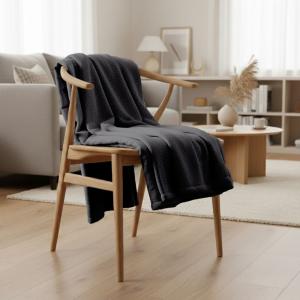 Couverture plaid 130x170 cm en polyester