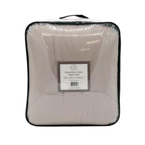 Couverture polaire Cozy beige taupe 220x240cm