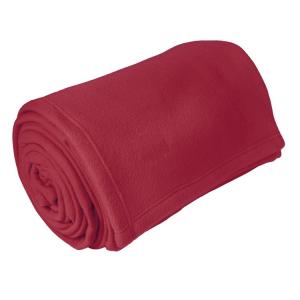 Couverture polyester rose 180x220 cm