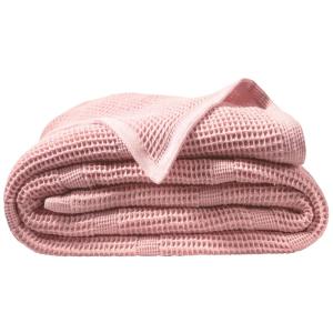 Couverture tempérée en coton rose thé 250x270cm