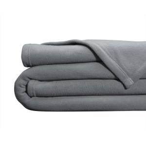 Couverture tempérée en polyester gris 240x260