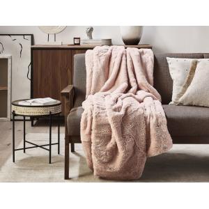 Couvertureenpolyesterrose200x2cm