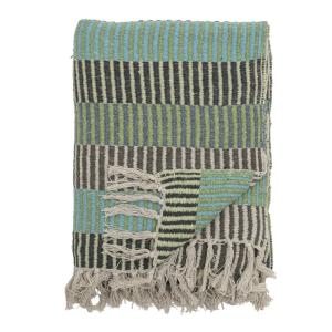 Couvre-lit Coton Bleu turquoise 130X160