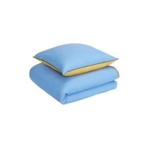 Couvre-lit en coton bleu 80x200cm