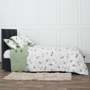 Couvre lit gaze de coton  lichen 230x250 cm