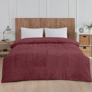 Couvre lit matelassé ''tout doux'' épais Terre Brulée 260x2…