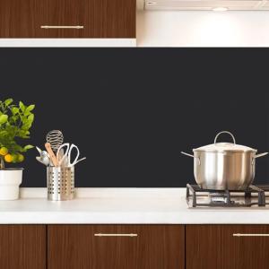 Crédence cuisine en aluminium - 240 x 50 cm - Gris