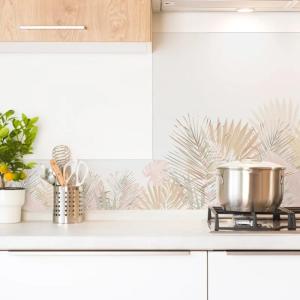 Crédence cuisine en aluminium - 300 x 20 cm - Multicolore