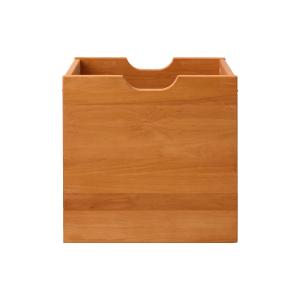 Cube de rangement H 37 hêtre massif