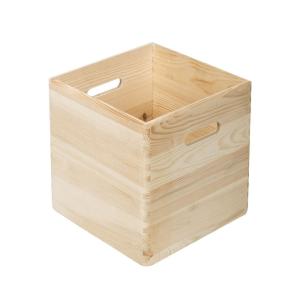 Cube en pin massif - L30 cm