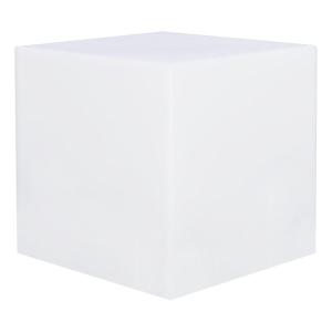 Cube lumineux sans fil plastique blanc H40cm