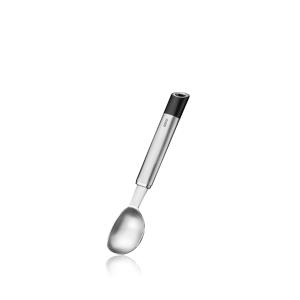 Cuillère à glace en acier inoxydable argent