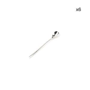 Cuillère à long drink argent en métaux 22cm