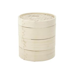 Cuit vapeur en bambou 3 étages diamètre 17 cm