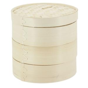 Cuit vapeur en bambou 3 étages diamètre 23 cm