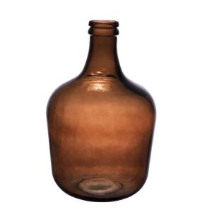 Dame Jeanne Ambre 12 l en verre recyclé marron