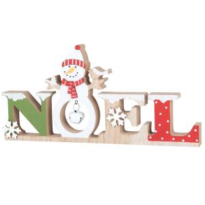 Déco de Noël rouge, verte, blanche et beige à grelot