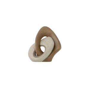 Déco en polyrésine marron H21.5