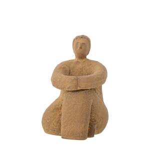 Déco en terre cuite marron H14.5