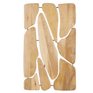 Déco murale en bois de manguier 64x110
